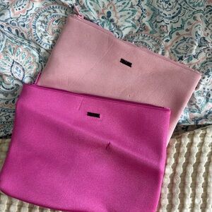 Set of Two Pink Pouches